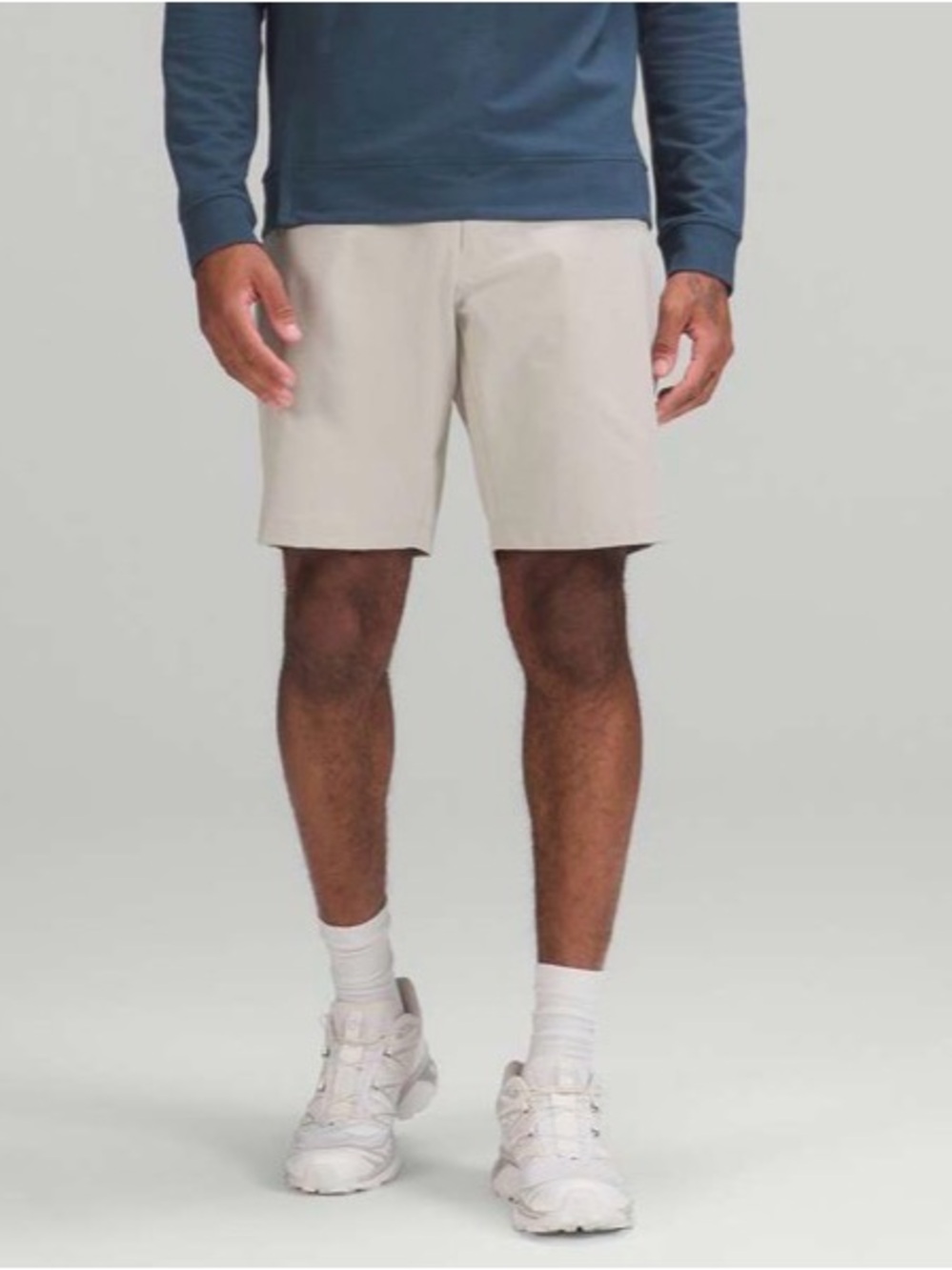 Lululemon Commission Classic Fit Short 9" Warpstreme Khaki Tan Size 32